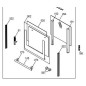 Vitre grand four cuisinière GLEM XCC100MC
