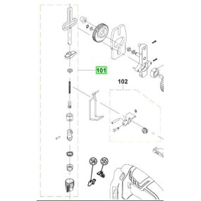 Tringle porte-lame scie sauteuse RYOBI RJS750G