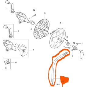 Raccord Flexible 128500166 NHP NILFISK ALTO P130.215 XTRA, P150.2  P150.210