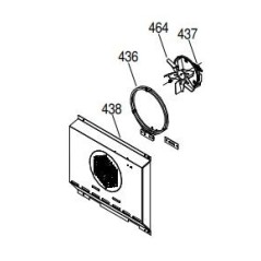 Moteur chaleur tournante cuisinière GLEM GXD96CVIX