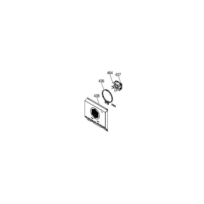 Moteur chaleur tournante cuisinière GLEM GXD96CVIX Moteur chaleur tournante cuisinière GLEM GXD96CVIX