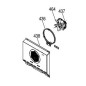 Moteur chaleur tournante cuisinière GLEM GXD96CVIX Moteur chaleur tournante cuisinière GLEM GXD96CVIX