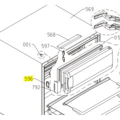 Fermeture de porte réfrigérateur AIRLUX ART130A