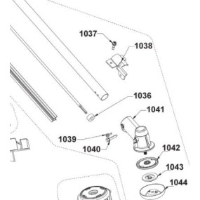 Support de renvoi d'angle débroussailleuse RYOBI RBC31SBO