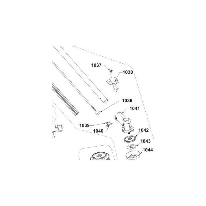 Support de renvoi d'angle débroussailleuse RYOBI RBC31SBO