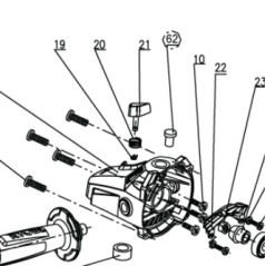 Clip de bouton meuleuse RYOBI EAG2000RS