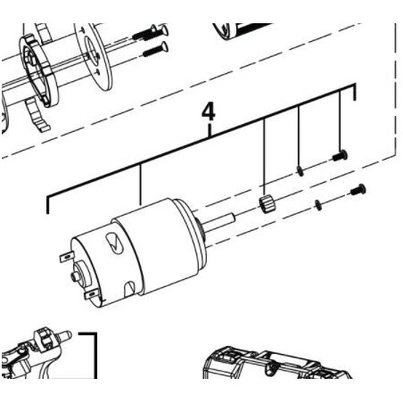 Moteur pour visseuse AEG BS18G2LI-202C