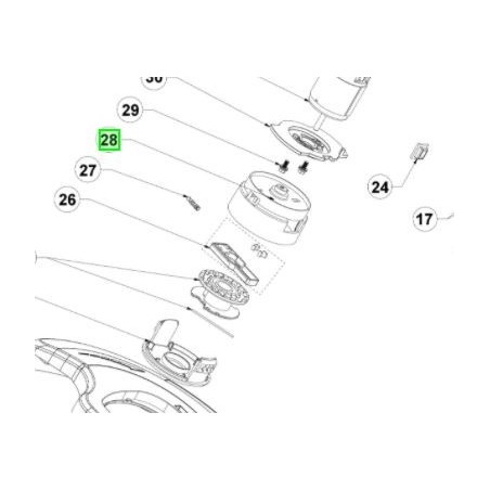 Support bobine coupe-bordure RYOBI OLT1832