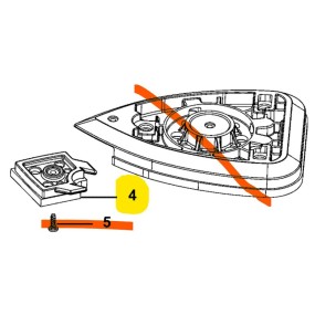 Embout pointu 90602498 pour ponçeuses BLACK & DECKER BDCDS18, KA2000, KA2500