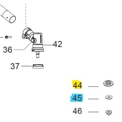 Rondelle débroussailleuses PARTNER B28B, B28PS, B28P, B428PS, B26PS