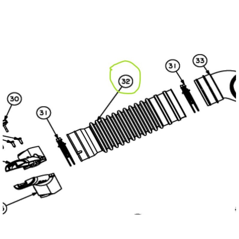Raccord tuyau 5131019114 pour souffleur RYOBI RBL30BTP