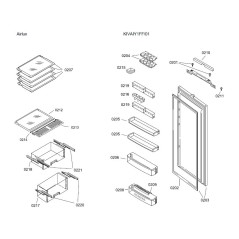 Balconnet porte bouteille pour AIRLUX RMF30A