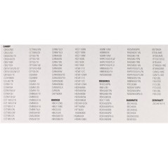 Filtre à charbon 35602061 hottes BAUMATIC, CANDY, HOOVER, ROSIERES CMB6501