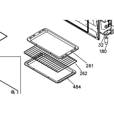 Tôle basse pour pianos de cuisson AIRLUX CC902