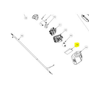 Filtre à air pour taille haies RYOBI modèles RHT2660R
