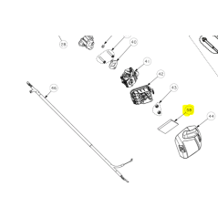 Filtre à air pour taille haies RYOBI modèles RHT2660R