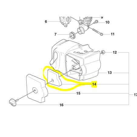 Filtre à air taille-haies Husqvarna 325HD60