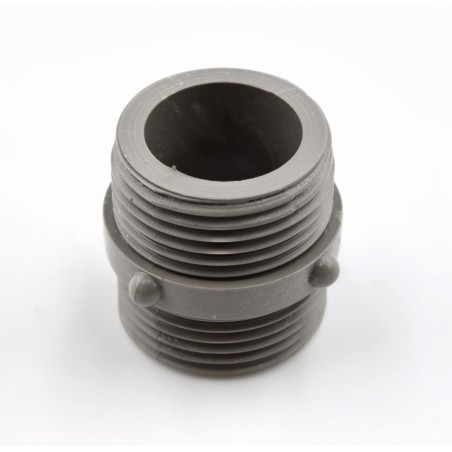 Raccord plastique pour tuyau arrivée d'eau de dimension 20/27 male,male