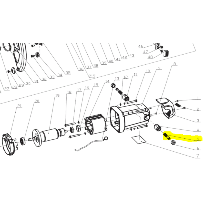 Charbon pour scie à onglet RYOBI EMS216 - EMS216L - EMS216LSG Charbon pour scie à onglet RYOBI EMS216 - EMS216L - EMS216LSG