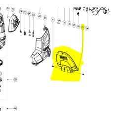 Protecteur taille haies RYOBI modèles RHT700RL - RHT7065RL