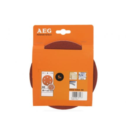 Abrasifs rond 150mm pour ponceuses AEG