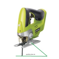 Vis de fixation 5131011446 semelle pour scie sauteuse RYOBI Série CJS-180LM