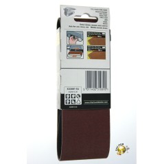 Bandes abrasives 65X410mm pour ponceuses 