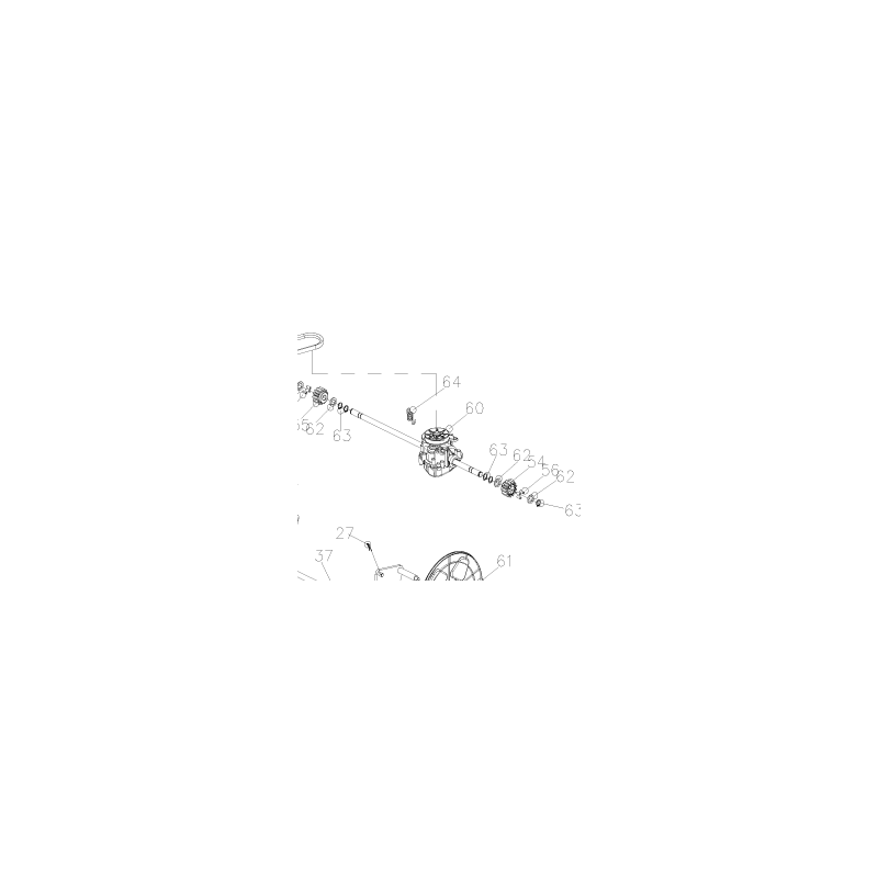 Ressort boîtier traction tondeuse RYOBI RLM46173SME Ressort boîtier traction tondeuse RYOBI RLM46173SME