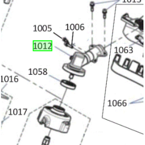 Renvoi d'angle débroussailleuse RYOBI RBC47SEO - RBC42FSBO - RBC52FSBO