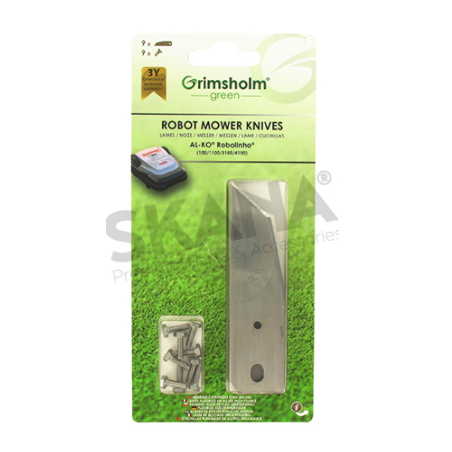 Blister 9 lames tondeuse AL-KO Robolinho 1100 - 4100