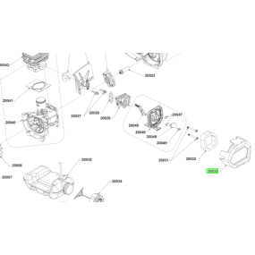 Couvercle de filtre à air débroussailleuses RYOBI RLT254CDSO