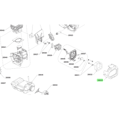 Couvercle de filtre à air débroussailleuses RYOBI RLT254CDSO