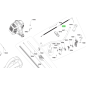 Câble d'acceleration débroussailleuse RYOBI RBC31SBO