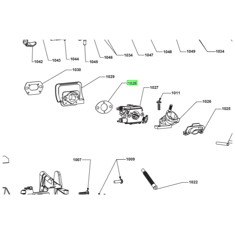 Joint de carburateur tronçonneuses RYOBI RCS3535C2 - RCS3840T Joint de carburateur tronçonneuses RYOBI RCS3535C2 - RCS3840T
