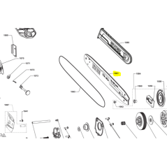 Guide 40cm pour tronçonneuses RYOBI RCS3840T