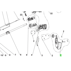 Carter de protection pour coupe bordure RYOBI RLT5127 - 5131041440