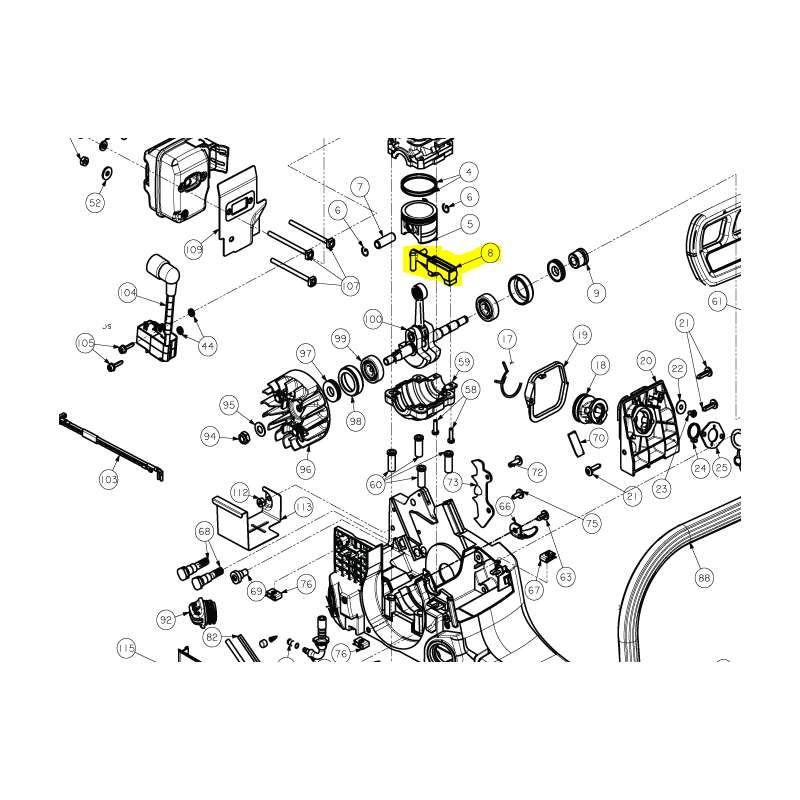 Pompe à huile tronçonneuses RYOBI RCS3335C / RCS5140B Pompe à huile tronçonneuses RYOBI RCS3335C / RCS5140B
