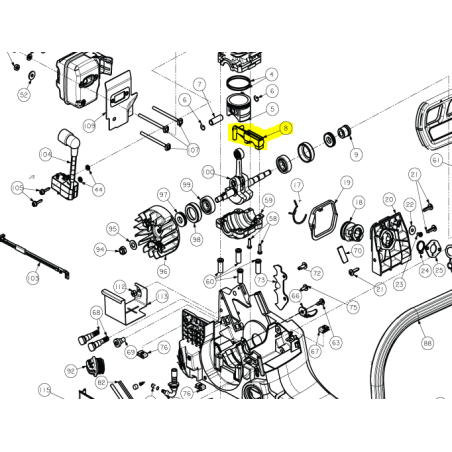Pompe à huile tronçonneuses RYOBI RCS3335C / RCS5140B - 5131000552