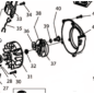 Ressort embrayage débroussailleuse RYOBI RBC38SB Ressort embrayage débroussailleuse RYOBI RBC38SB