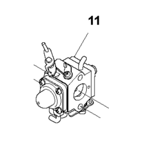 Carburateur taille haies MC CULLOCH ErgoLite 6028 - SuperLite 4528