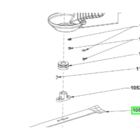 Poulie entraînement de lame tondeuses RYOBI RLM53190SV - RLM53190YV