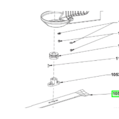 Poulie entraînement de lame tondeuses RYOBI RLM53190SV - RLM53190YV