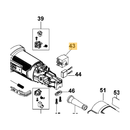 Interrupteur FME821 - FME822 - KG115 - KG711 - KG752 - KG911 - KG912