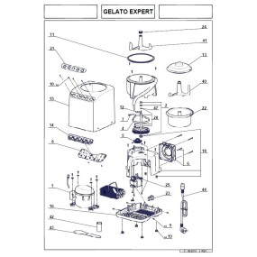 Doseur 503912 pour machine à glace MAGIMIX GELATO EXPERT