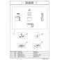 Couvercle avec cuve pour Robot MAGIMIX 2100, 3100, 3200 Couvercle avec cuve pour Robot MAGIMIX 2100, 3100, 3200
