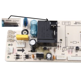 Platine de puissance déshumidificateur ZIBRO KAMIN D112, D112LCD, D112LCD BLACK, D114
