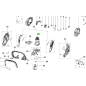 Ensemble moteur taille-haies RYOBI RHT6760RL - RHT8165RL Ensemble moteur taille-haies RYOBI RHT6760RL - RHT8165RL