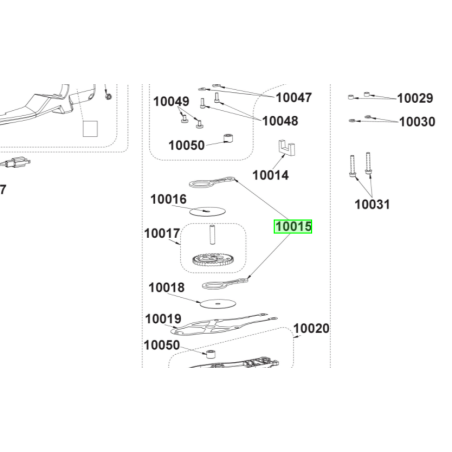 Bielle pour taille-haies RYOBI modèle RHT25X60RO - Pièces détachées