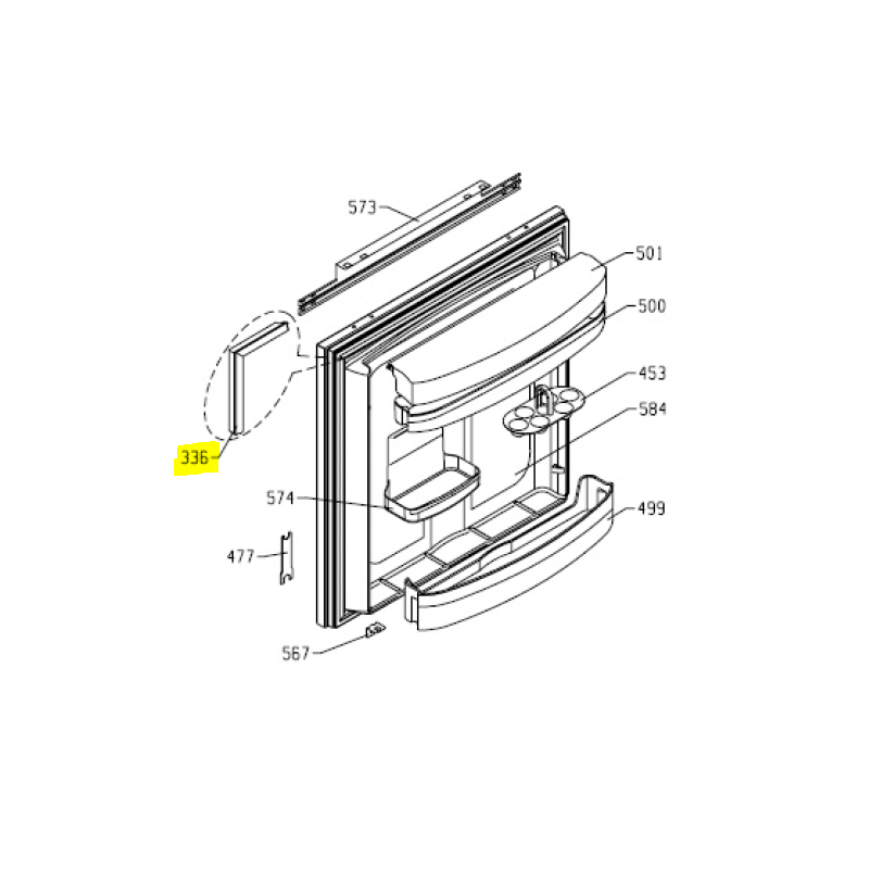 Joint de porte réfrigerateur AIRLUX RT140A