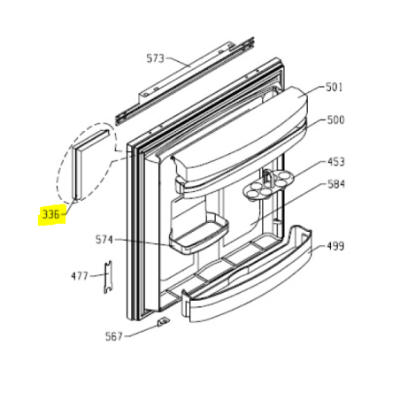 Joint de porte réfrigerateur AIRLUX RT140A